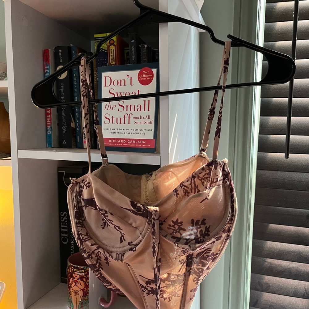 Floral Print Women's Intimate Corset